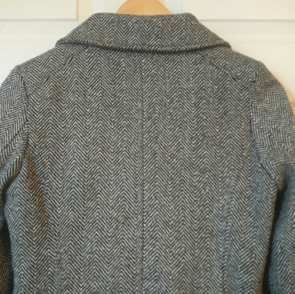 Seductions Herringbone Peacoat - Picture 8 of 11